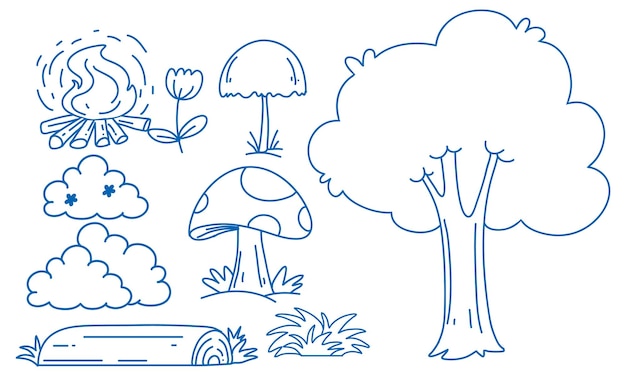 Tree coloring page images