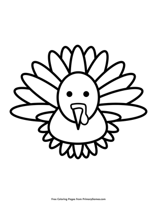 Turkey feathers coloring page â free printable pdf from