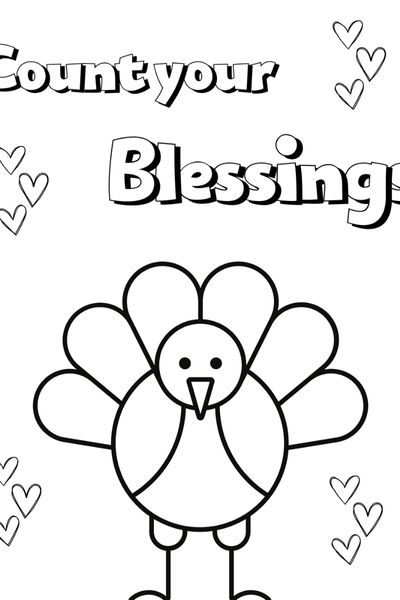 Thanksgiving turkey coloring pages