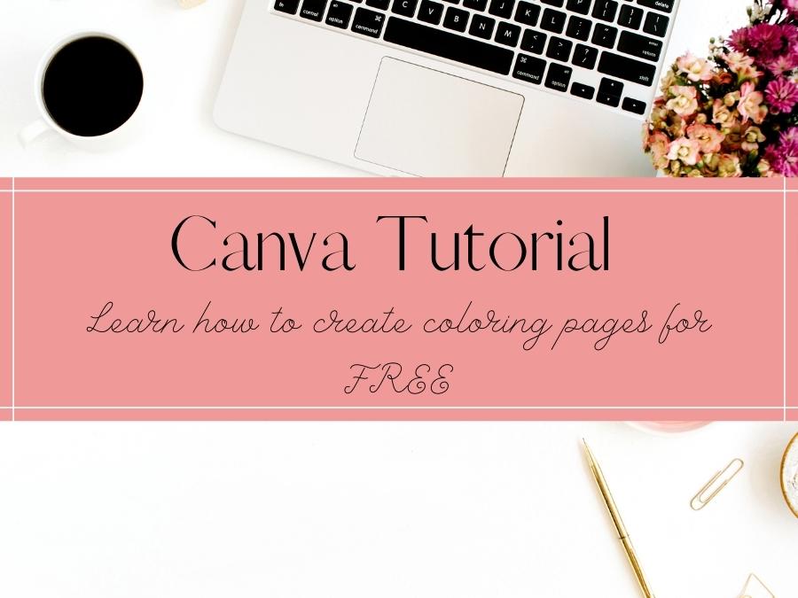 How to make a coloring page in canva for free