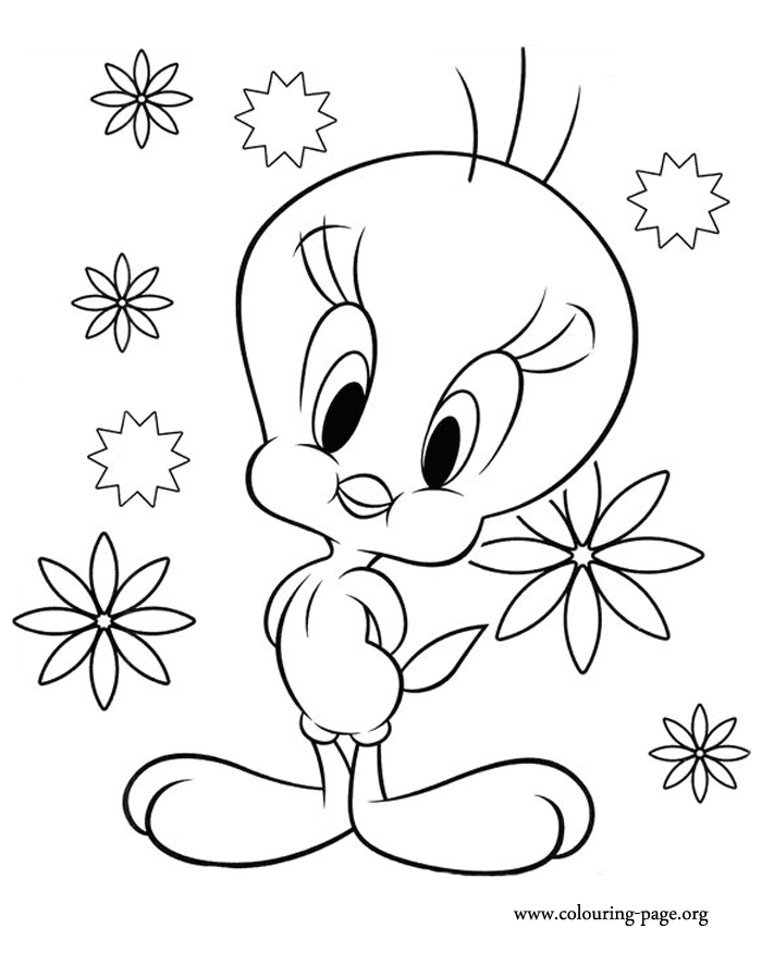 Free tweety bird coloring pages