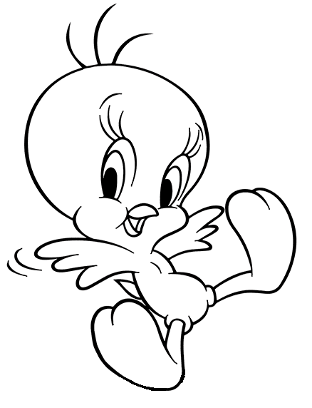 Tweety coloring pages printable for free download