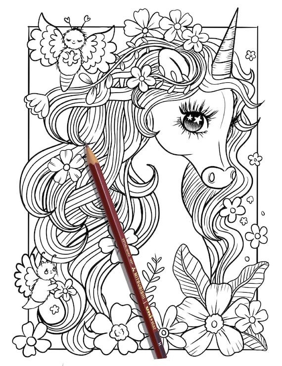 Unicorn unicorn coloring page unicorns coloring page for kids unicorn page for adults