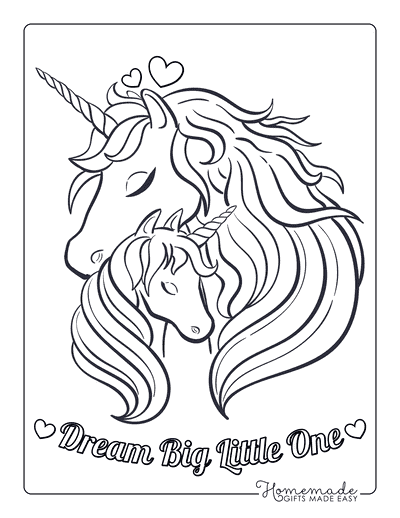 Magical unicorn coloring pages for kids adults