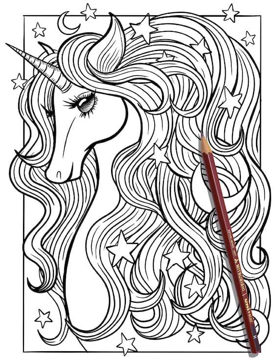 Unicorn unicorn coloring page unicorns coloring page for kids unicorn page for adults