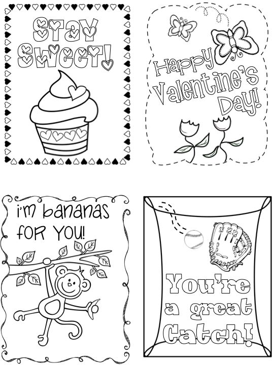 Kearsons classroom valentines day cards printable valentines day cards valentine coloring valentines cards