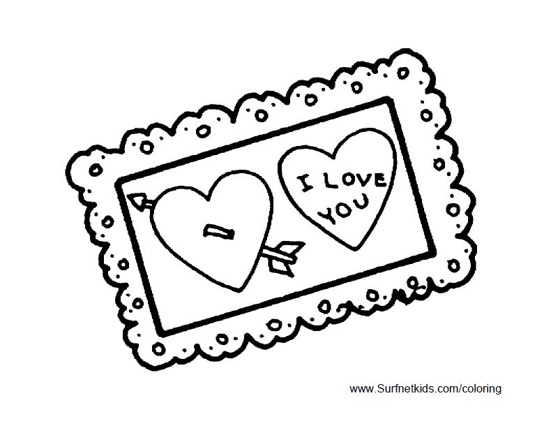 Free printable valentines day coloring pages