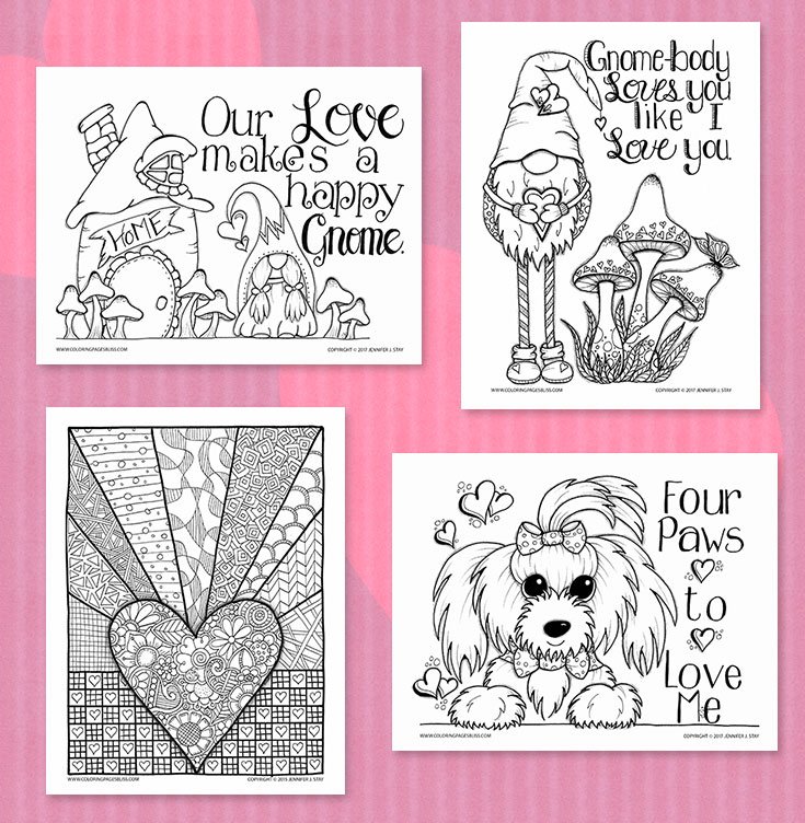 Beautiful valentines day coloring pages â feel the love