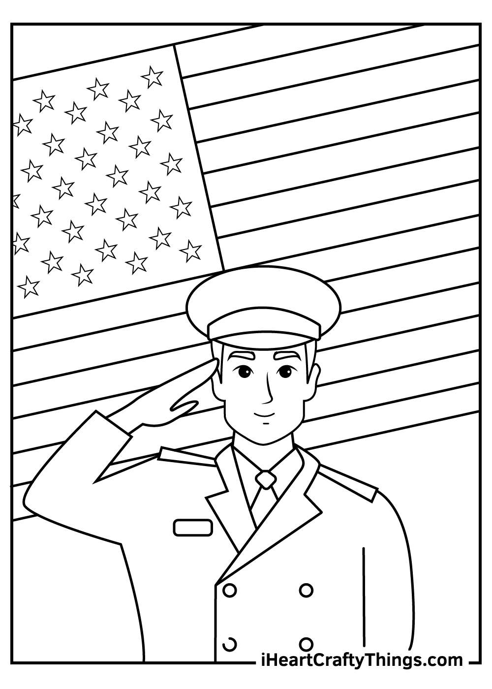 Veterans day coloring pages free printables