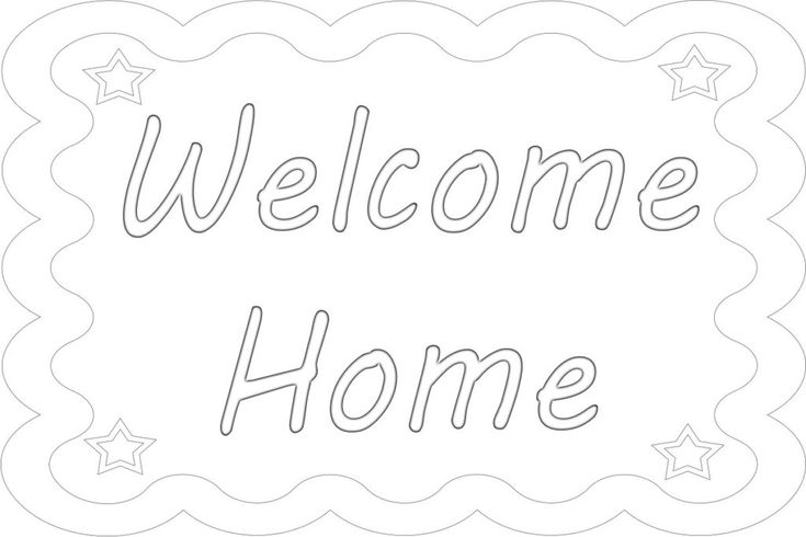 Wele home coloring pages print coloring pages to print wele home cards coloring pages