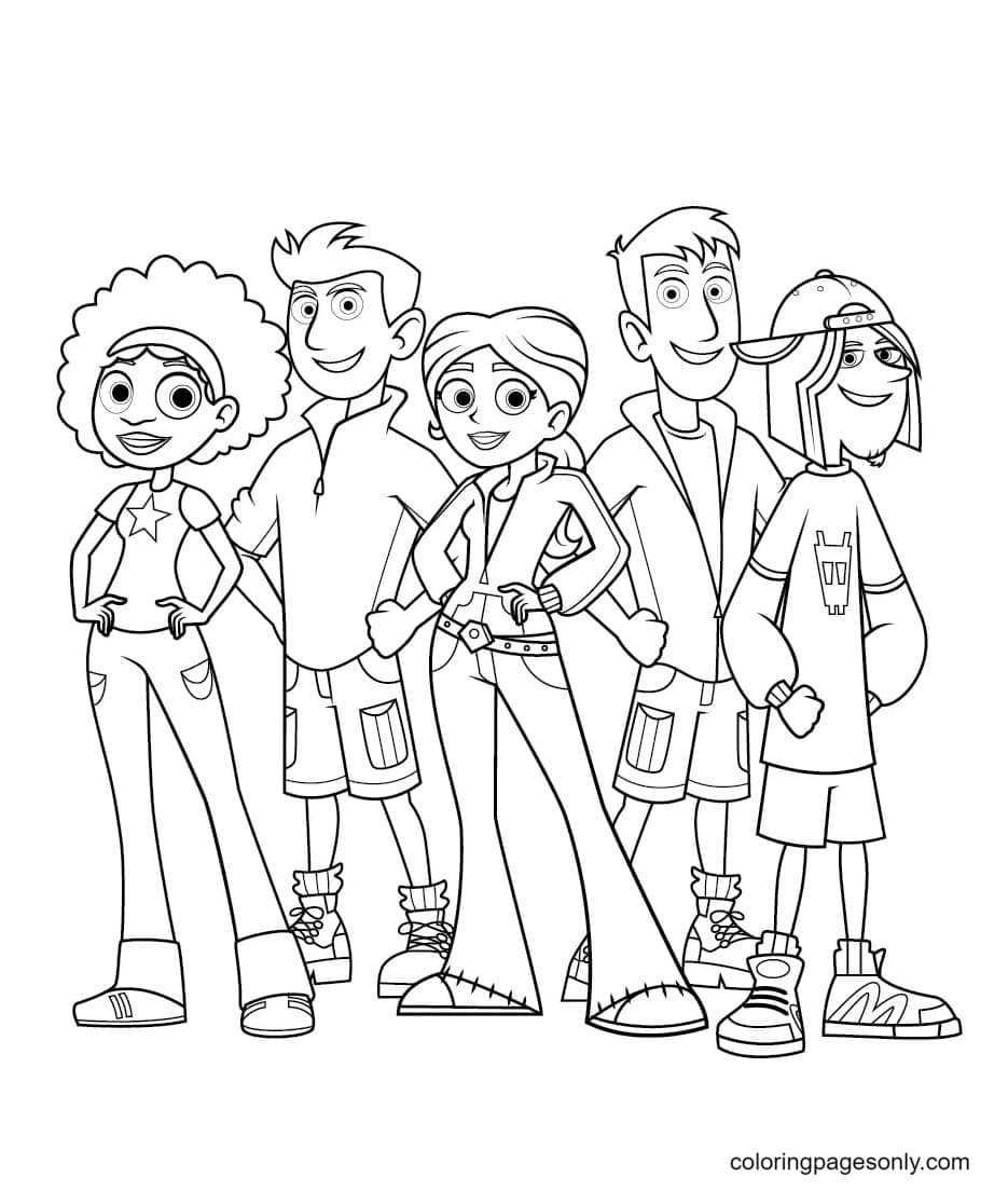 Wild kratts coloring pages printable for free download