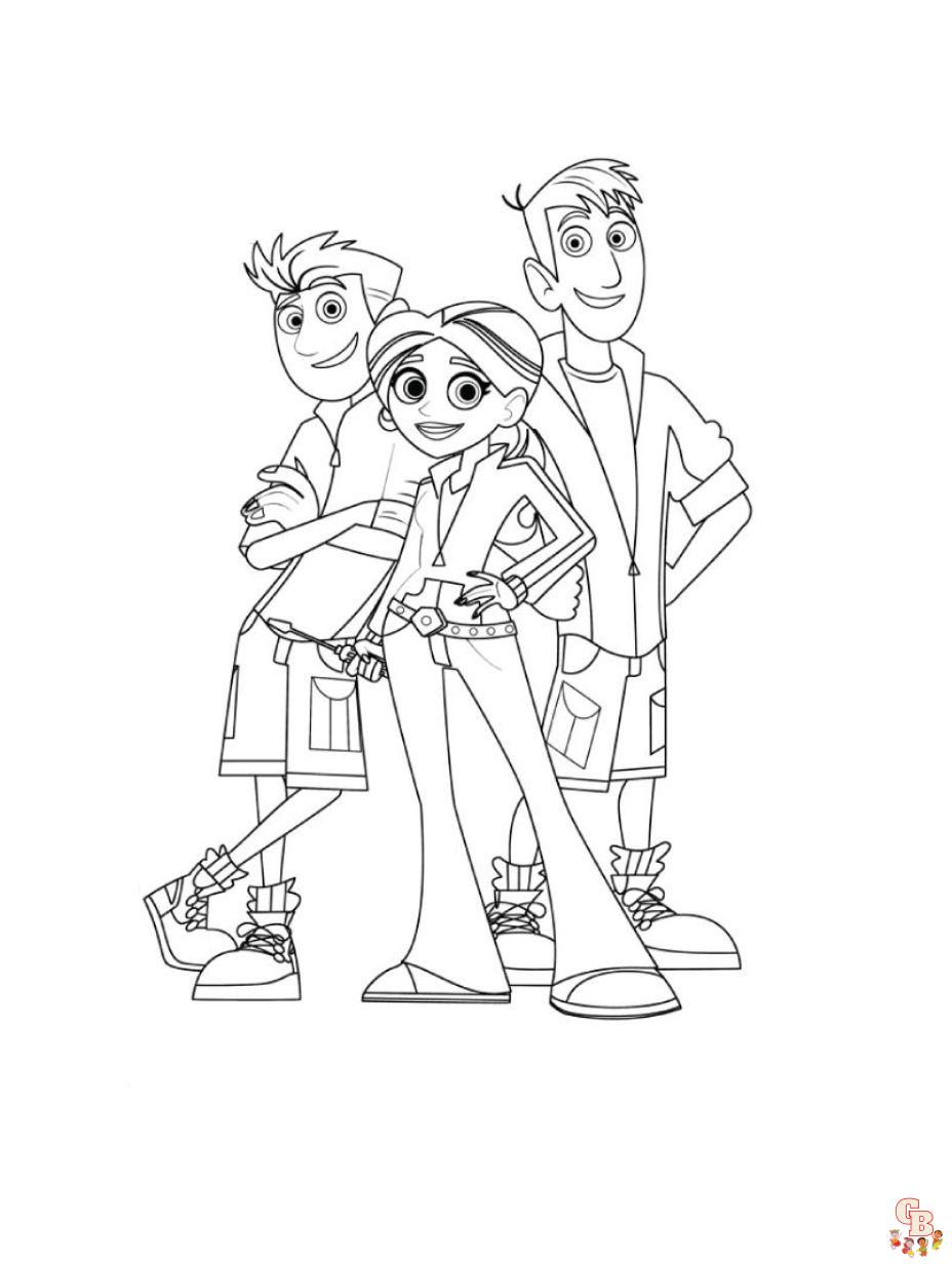 Discover the wild kratts coloring pages join the adventure