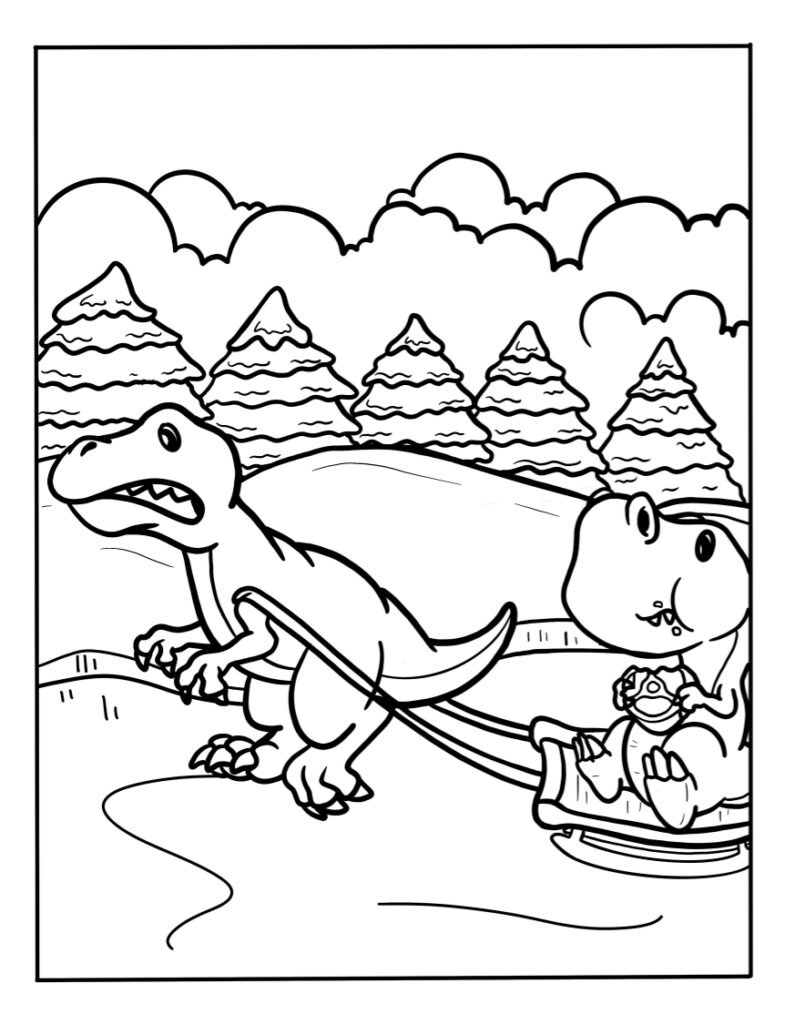 Coloring pages for winter