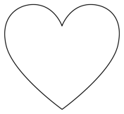 Heart coloring pages free printable pictures