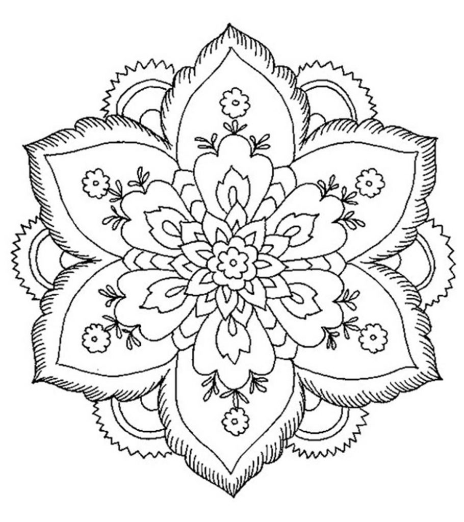 Abstract coloring pages