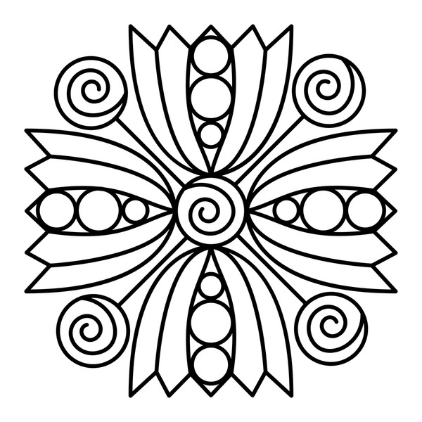 Bold line coloring pages royalty