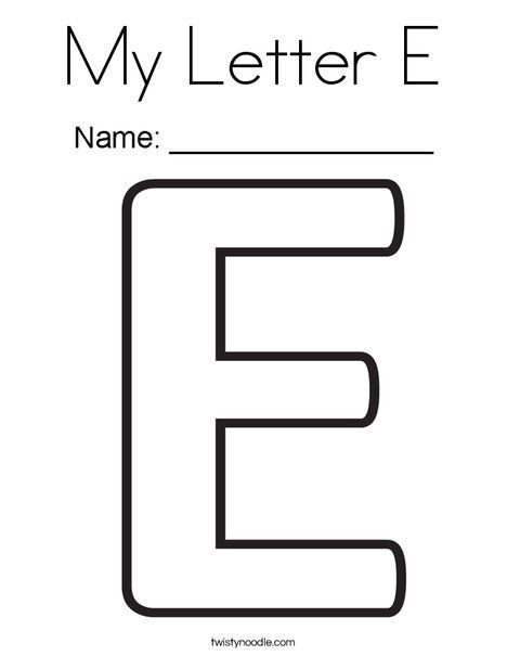 My letter e coloring page letter e activities alphabet coloring pages lettering