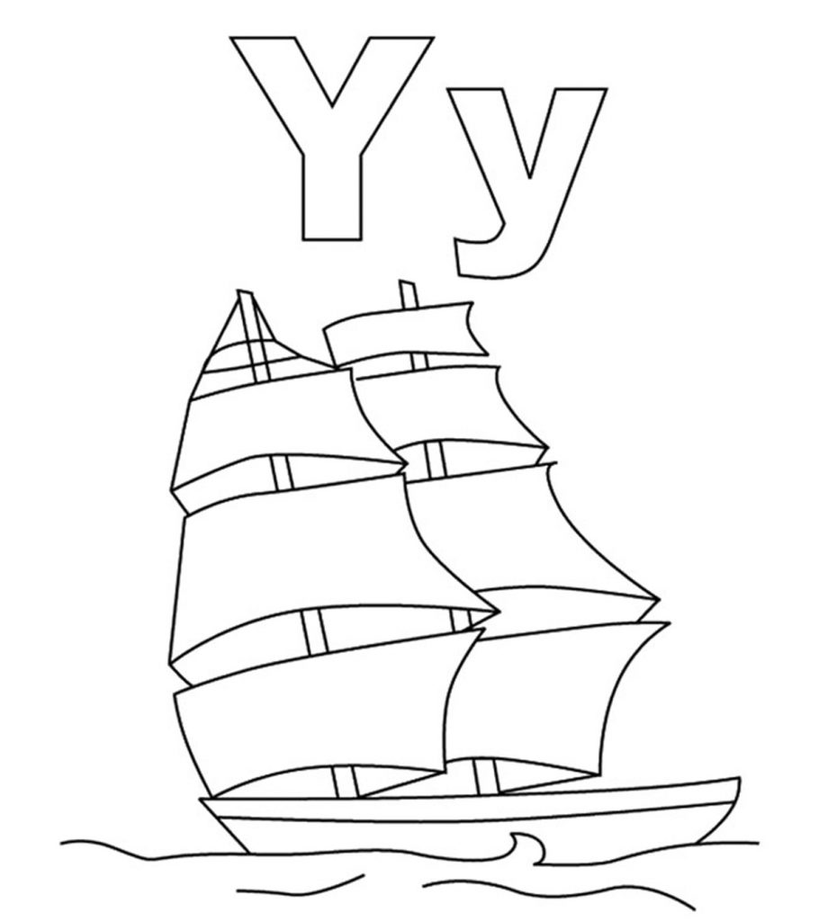 Top free printable letter y coloring pages online