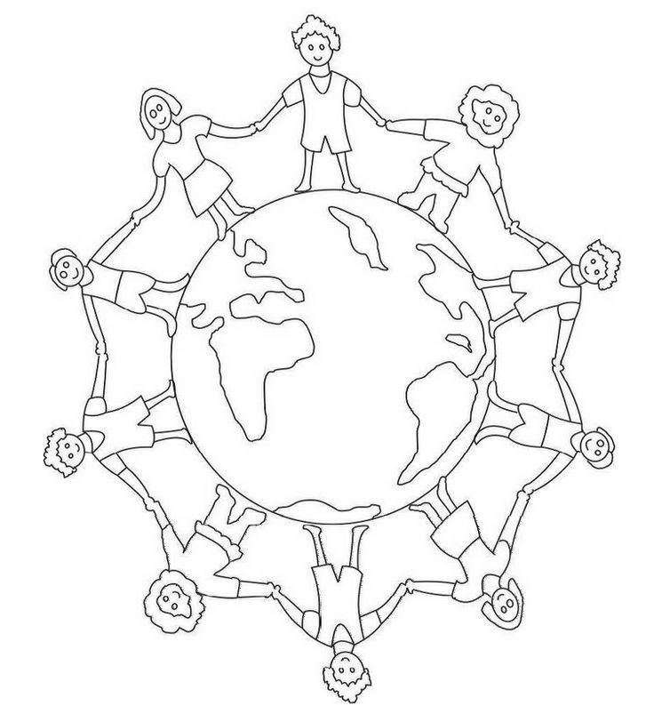 Great multitude coloring page kaäät ãiãek dãnya ãiãek