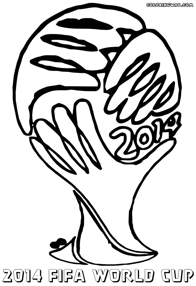 World cup logo coloring pages printable for free download