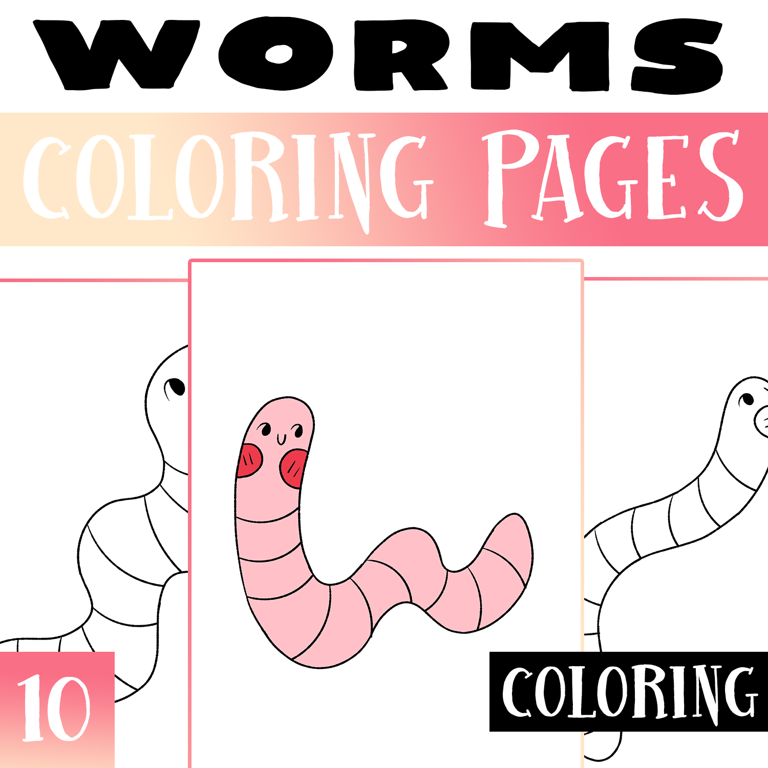 Worms coloring pages worksheet activities book worms morning work made by teachers