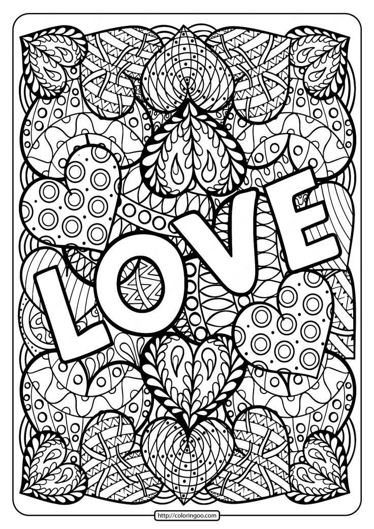 Spread the love with free printable coloring pages