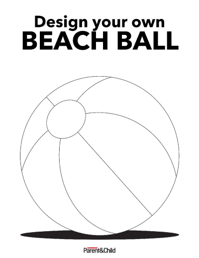 Design a beach ball printable