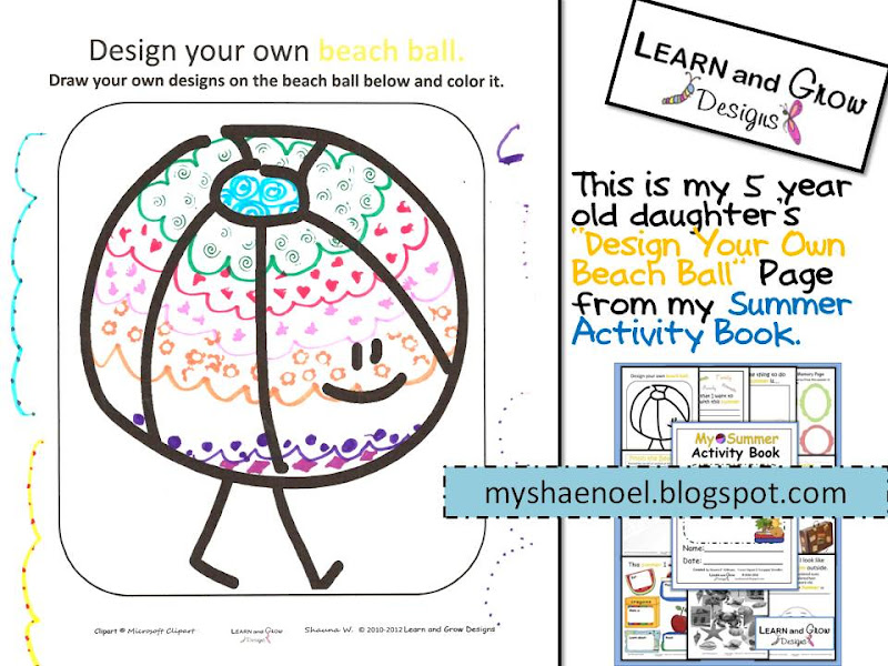 Learn and grow designs website my summer activity memory book freebie and a giveaway