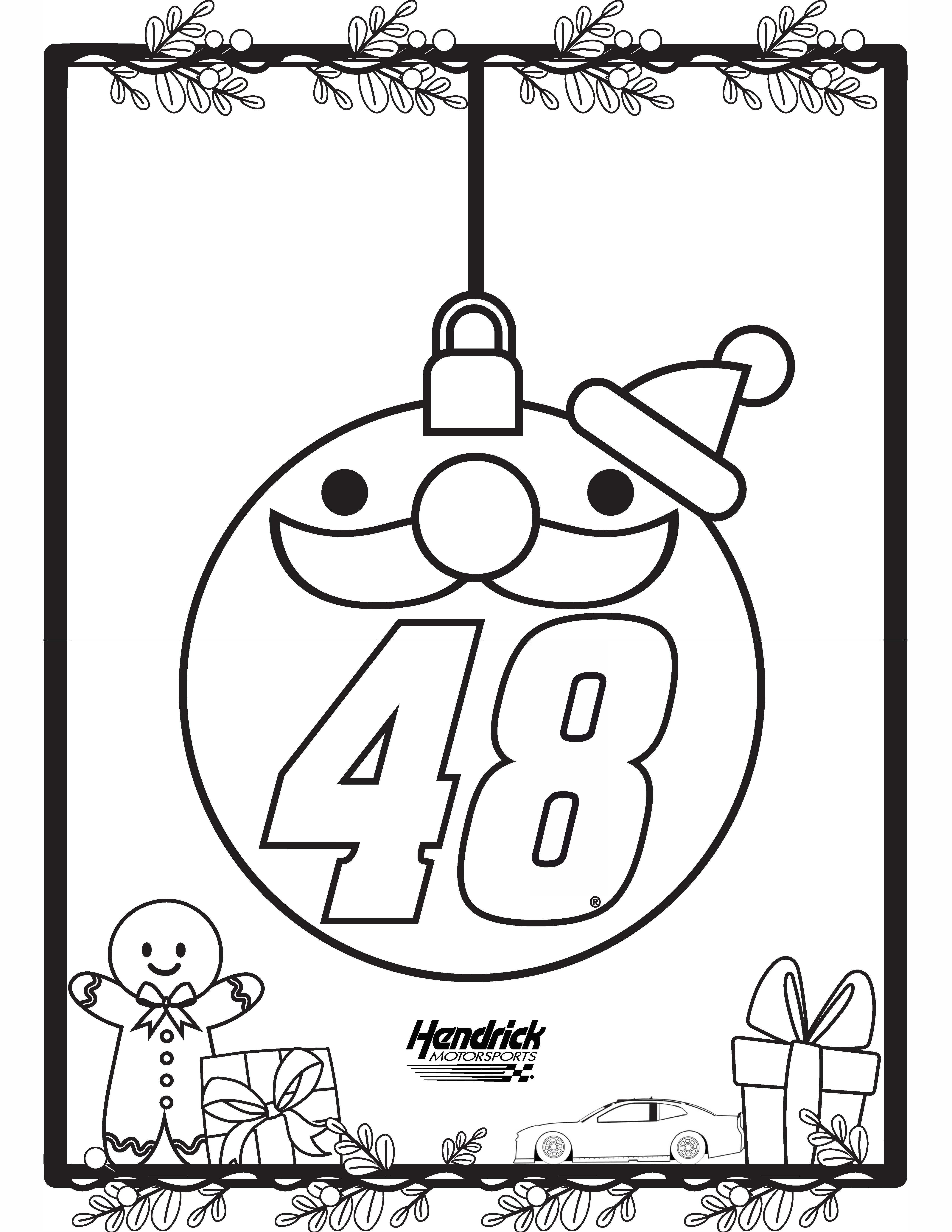 Decorate your own hendrick motorsports christmas ornaments hendrick motorsports