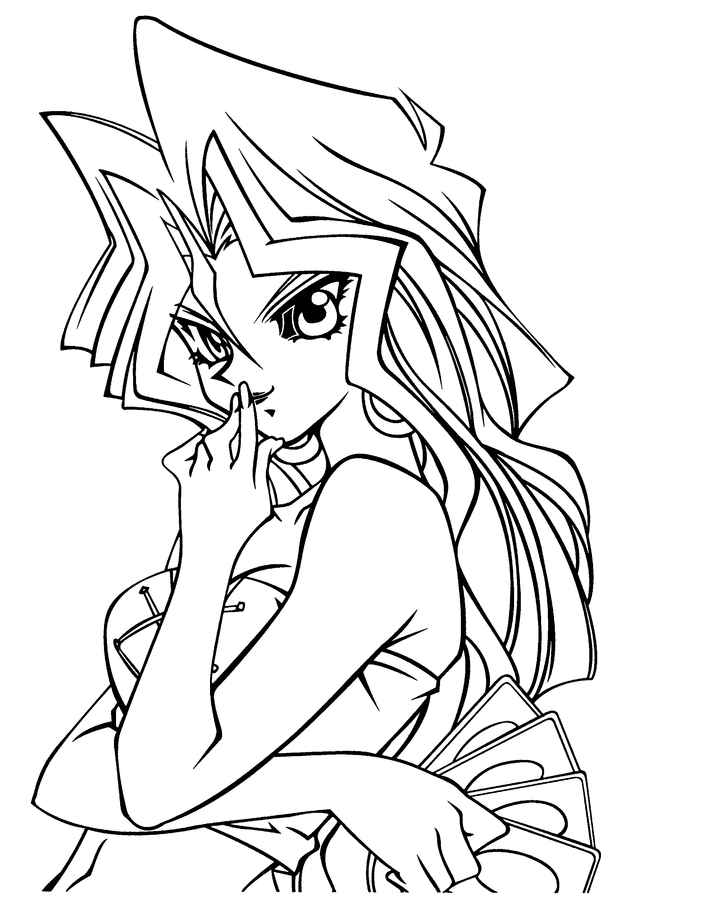 Yugioh coloring pages mai educative printable coloring pages coloring pictures for kids yugioh