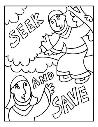 Zacchaeus coloring page