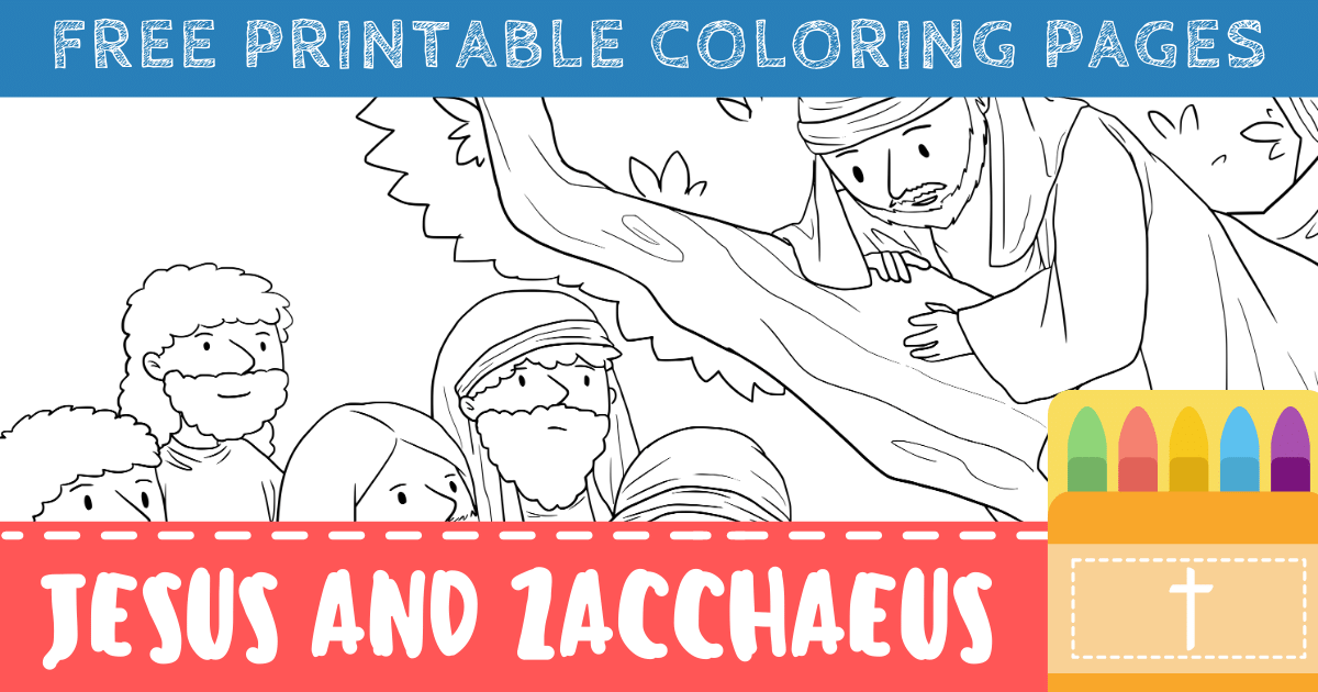 Free printable zacchaeus coloring pages for kids â connectus