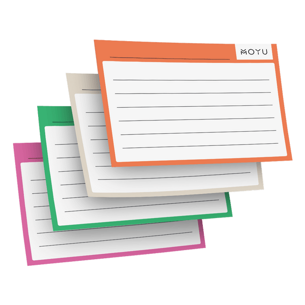 Erasable stone paper notecards moyu notestone