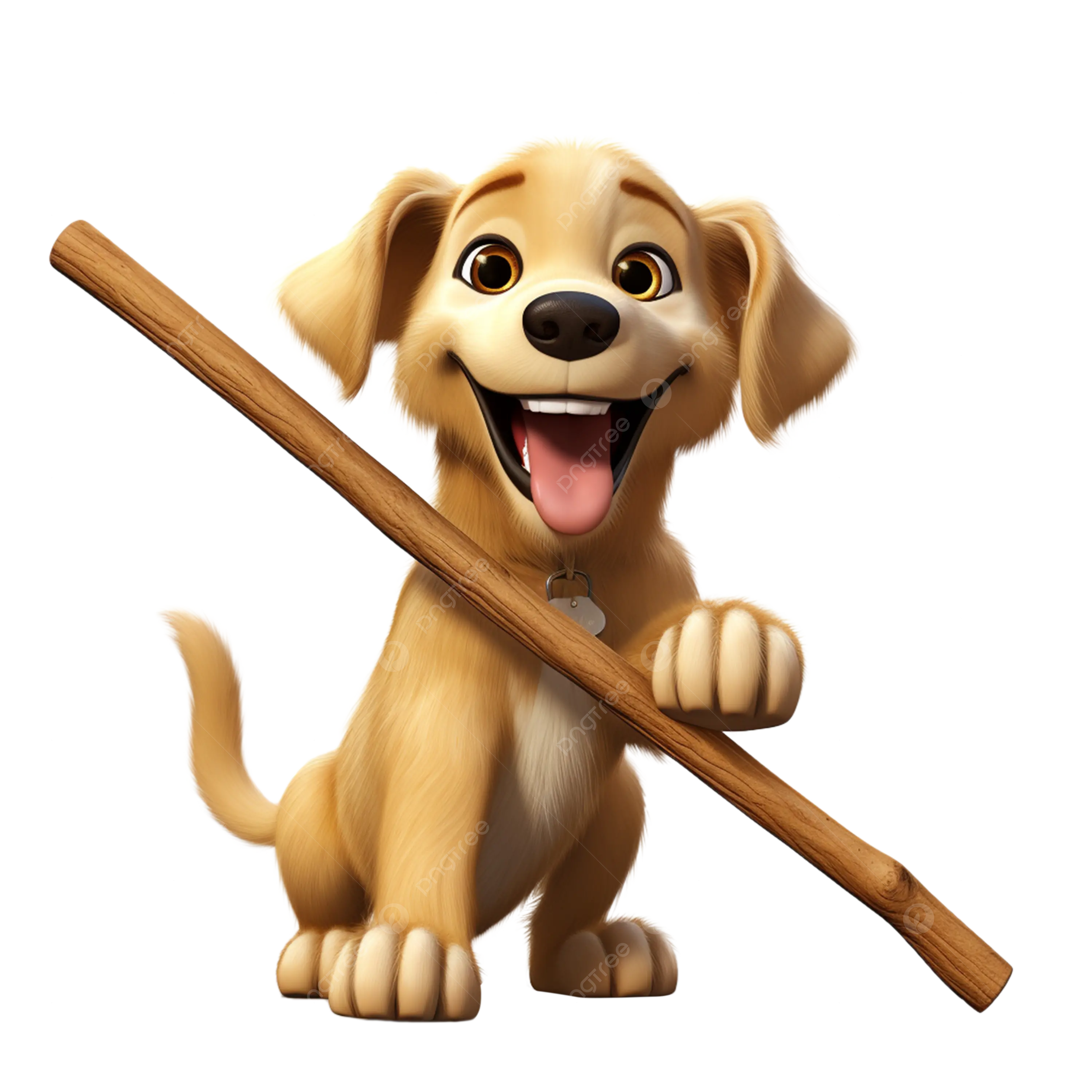 Golden retriever cartoon png transparent images free download vector files