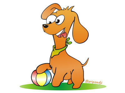 Dog cartoon designs themes templates and downloadable graphic elements on