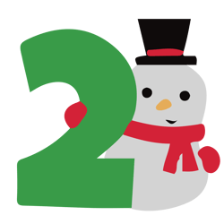 Days of christmas clipart christmas numbers christmas a