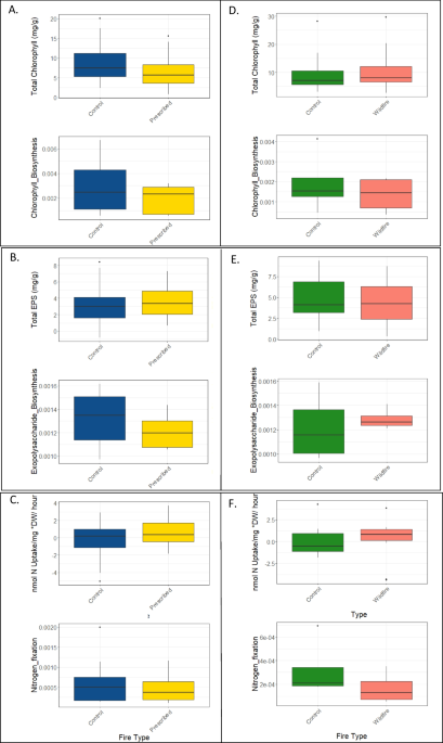 Years after a fire biocrust microbial munities are similar to unburned munities in a coastal grassland microbial ecology