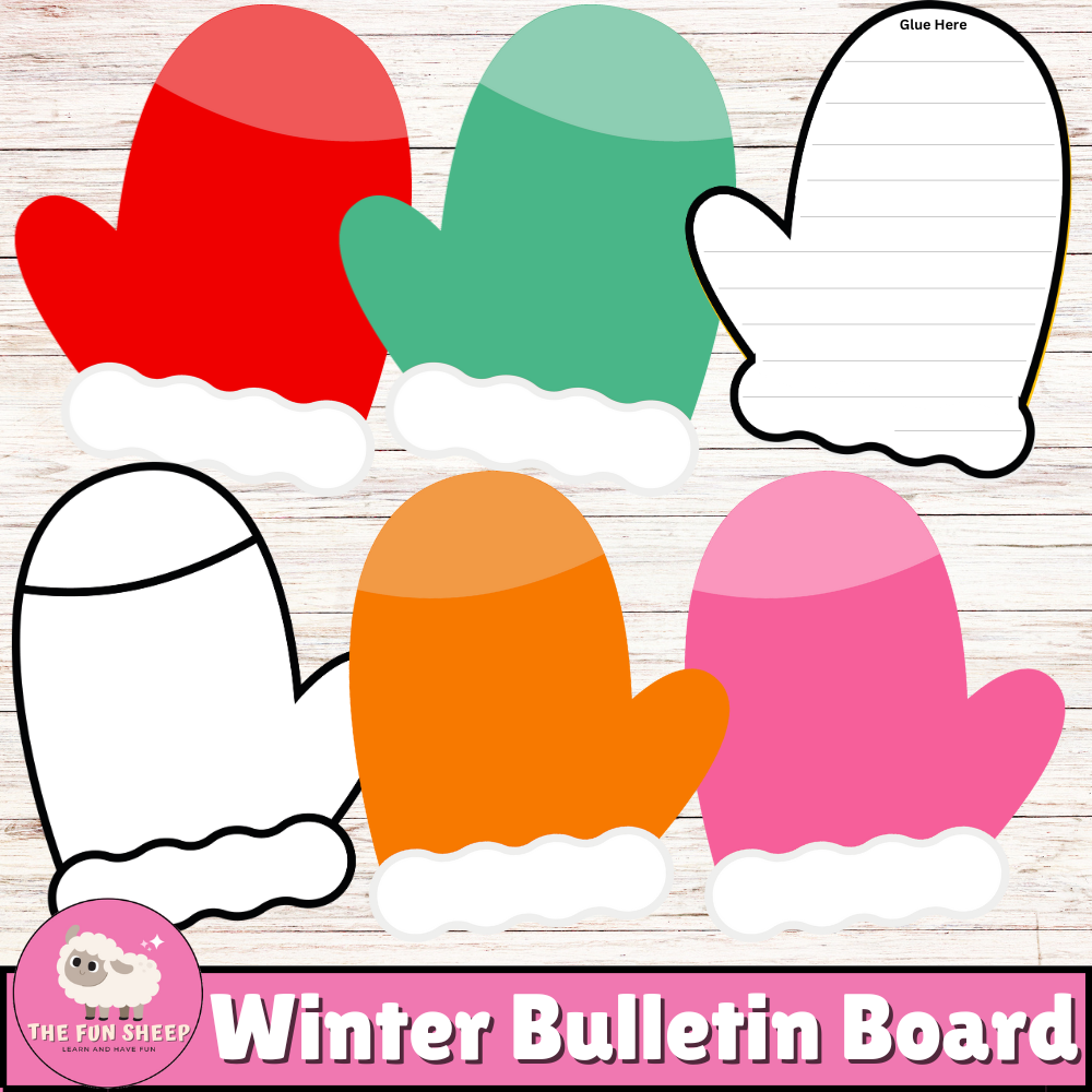 Winter bulletin board winter writing craft activity no prep winter crafts made by teachers