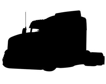 Semi truck t svg eps png jpg dxf ai shadow