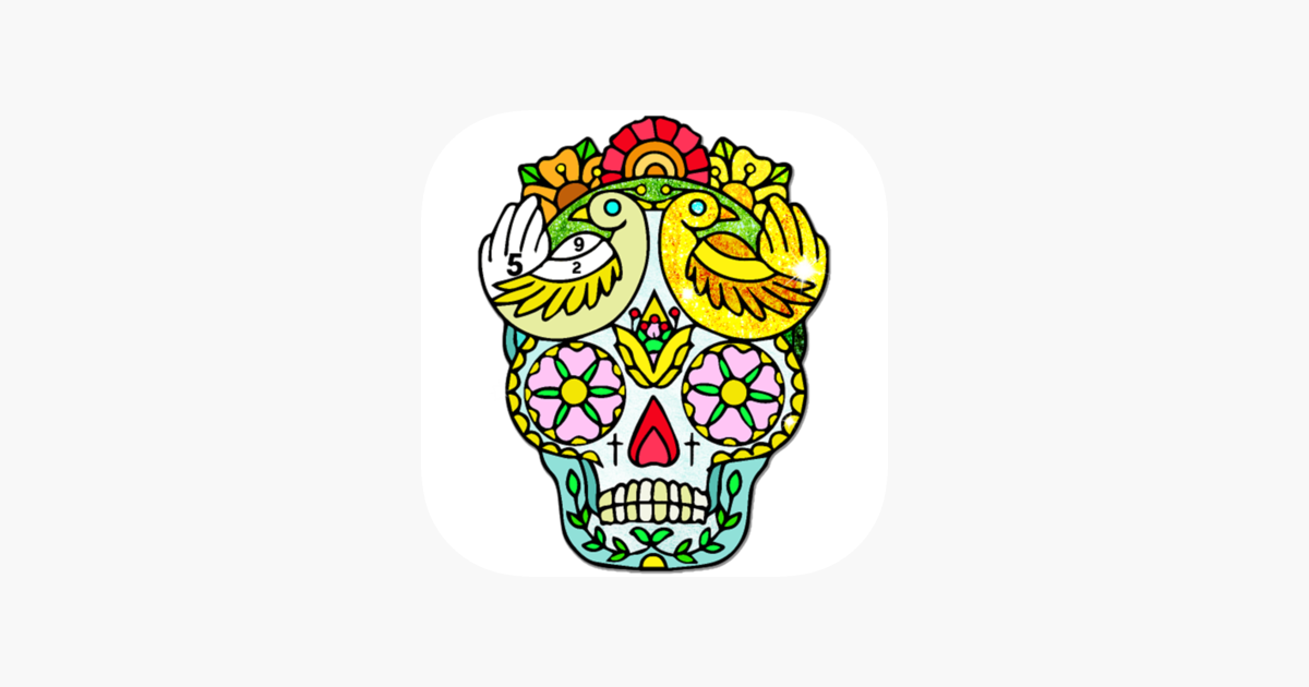 Tattoo paint by number book àà app store