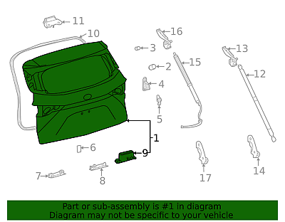 Genuine toyota oe panel sub