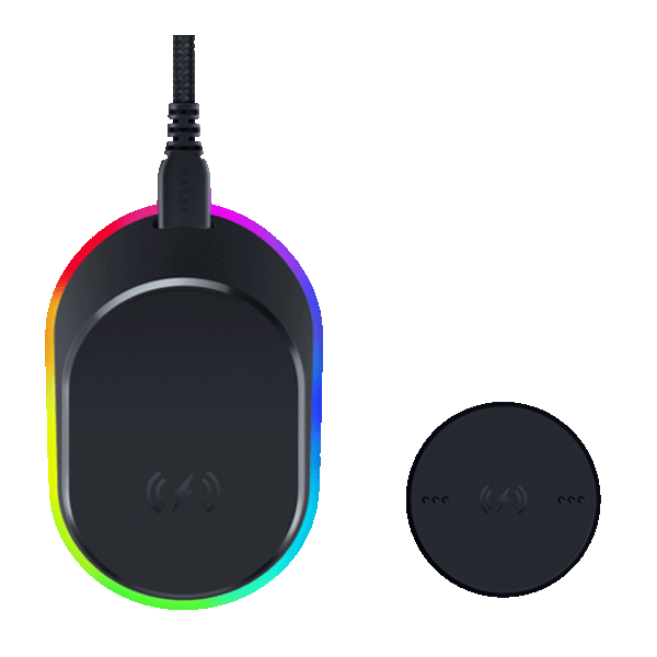 Mouse dock pro and wireless charging puck rz