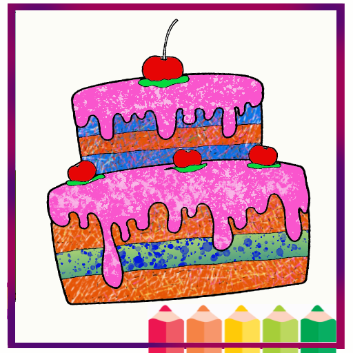 Birthday cake coloring bookappstore for android