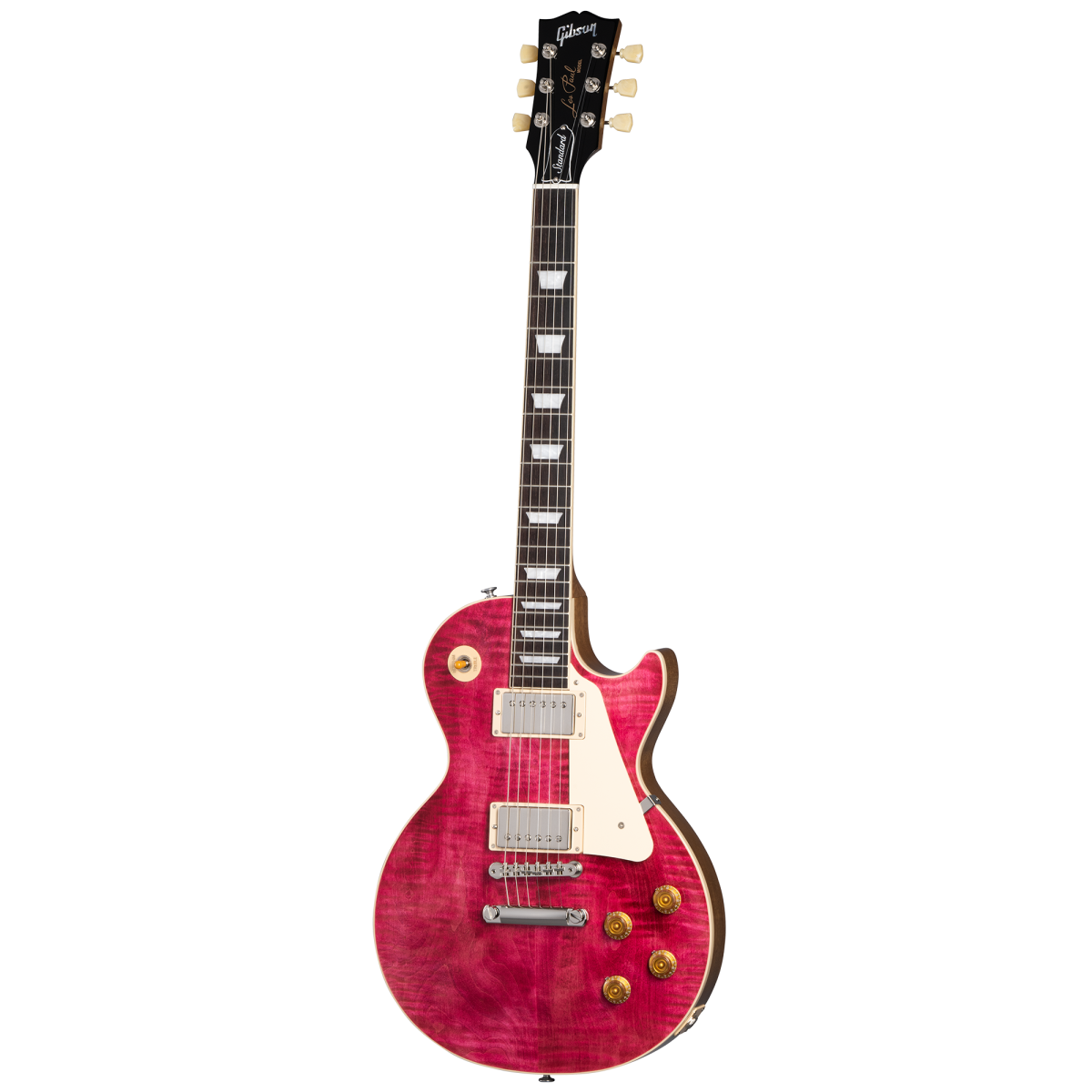 Les paul standard s figured top translucent fuchsia