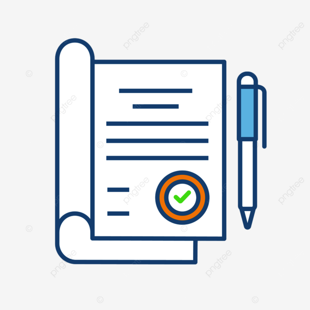 Sign contract clipart png images signed contract color icon agreement doc tested png image for free download