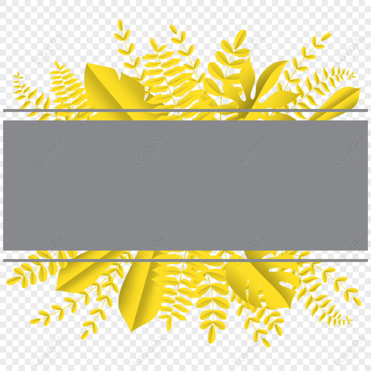 Leaf frame png images with transparent background free download on