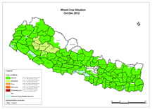 Nepal wheat crop situation oct