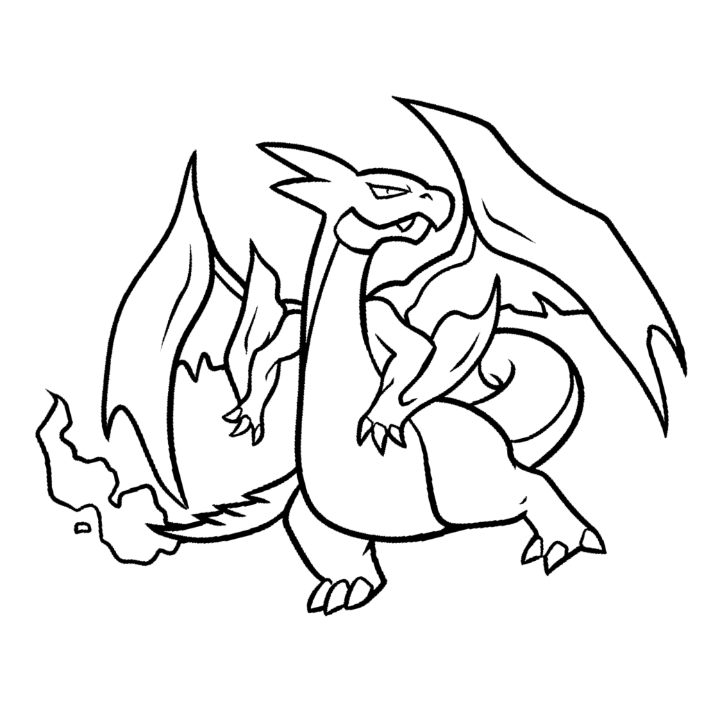 Charizard coloring page