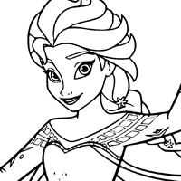 Printable frozen coloring pages