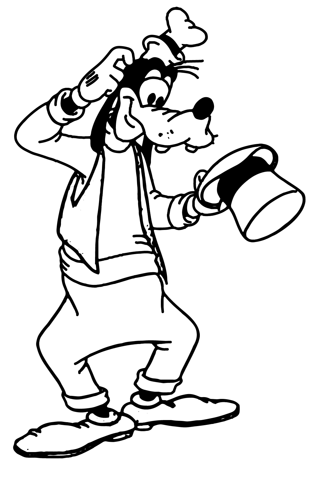 From goofy coloring pages for kids in ctoon coloring pages disney coloring pages coloring pages